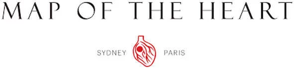 Map of the Heart, perfumes australianos en frasco corazón